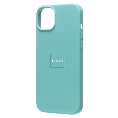 Чехол-накладка для Apple iPhone 14 Plus (мятный) [ORG] Soft Touch