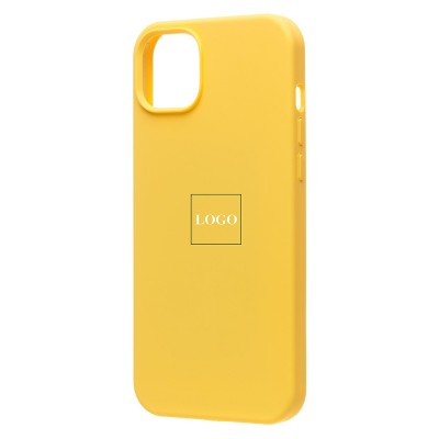 Чехол-накладка для Apple iPhone 14 Plus (желтый) [ORG] Soft Touch