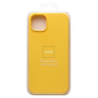 Чехол-накладка для Apple iPhone 14 Plus (желтый) [ORG] Soft Touch