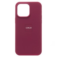 Чехол-накладка для Apple iPhone 14 Pro Max (бордовый) [ORG] Soft Touch
