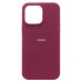 Чехол-накладка для Apple iPhone 14 Pro Max (бордовый) [ORG] Soft Touch