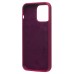 Чехол-накладка для Apple iPhone 14 Pro Max (бордовый) [ORG] Soft Touch