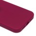 Чехол-накладка для Apple iPhone 14 Pro Max (бордовый) [ORG] Soft Touch