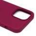Чехол-накладка для Apple iPhone 14 Pro Max (бордовый) [ORG] Soft Touch