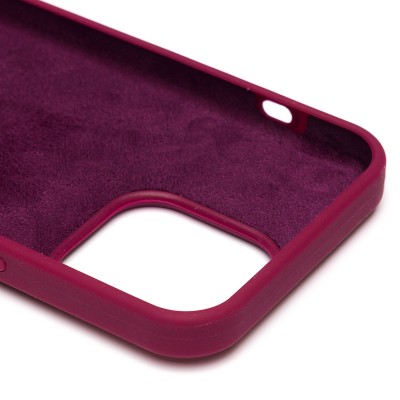 Чехол-накладка для Apple iPhone 14 Pro Max (бордовый) [ORG] Soft Touch