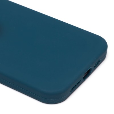 Чехол-накладка для Apple iPhone 14 Pro Max (темно-синий) [ORG] Soft Touch