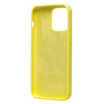 Чехол-накладка для Apple iPhone 14 Pro Max (лимонный) [ORG] Soft Touch