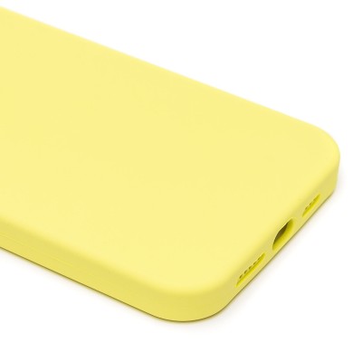 Чехол-накладка для Apple iPhone 14 Pro Max (лимонный) [ORG] Soft Touch