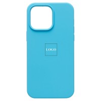 Чехол-накладка для Apple iPhone 14 Pro Max (голубой) [ORG] Soft Touch
