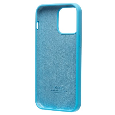 Чехол-накладка для Apple iPhone 14 Pro Max (голубой) [ORG] Soft Touch