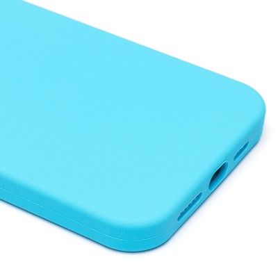Чехол-накладка для Apple iPhone 14 Pro Max (голубой) [ORG] Soft Touch