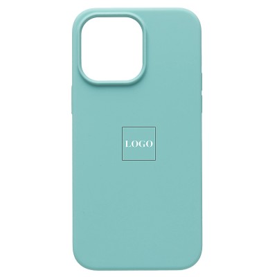 Чехол-накладка для Apple iPhone 14 Pro Max (мятный) [ORG] Soft Touch