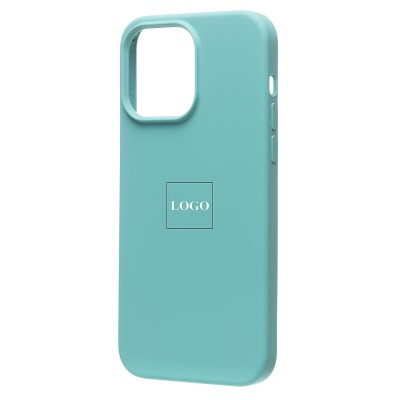 Чехол-накладка для Apple iPhone 14 Pro Max (мятный) [ORG] Soft Touch