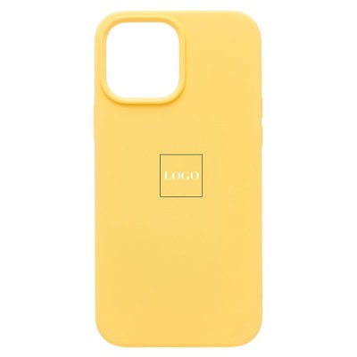 Чехол-накладка для Apple iPhone 14 Pro Max (желтый) [ORG] Soft Touch