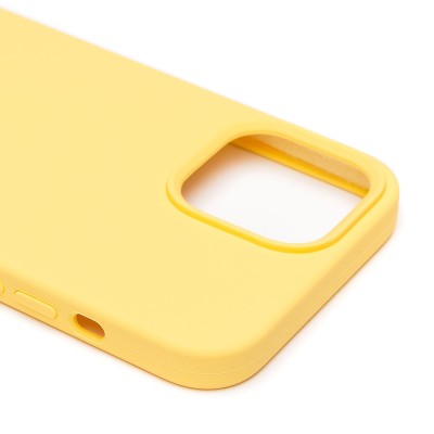 Чехол-накладка для Apple iPhone 14 Pro Max (желтый) [ORG] Soft Touch