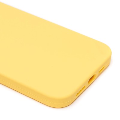 Чехол-накладка для Apple iPhone 14 Pro Max (желтый) [ORG] Soft Touch