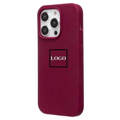 Чехол-накладка для Apple iPhone 14 Pro (бордовый) [ORG] Soft Touch