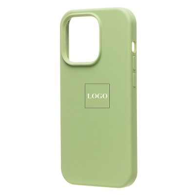 Чехол-накладка для Apple iPhone 14 Pro (светло-зеленый) [ORG] Soft Touch