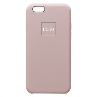 Чехол-накладка для Apple iPhone 6S (бежевый) [ORG] Soft Touch