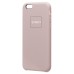 Чехол-накладка для Apple iPhone 6S (бежевый) [ORG] Soft Touch