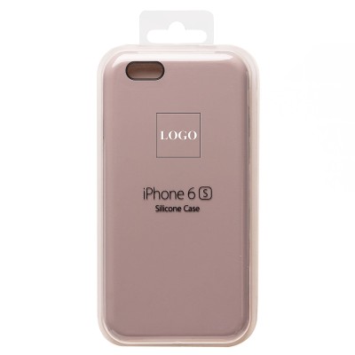 Чехол-накладка для Apple iPhone 6S (бежевый) [ORG] Soft Touch