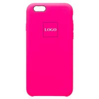 Чехол-накладка для Apple iPhone 6S (темно-розовый) [ORG] Soft Touch
