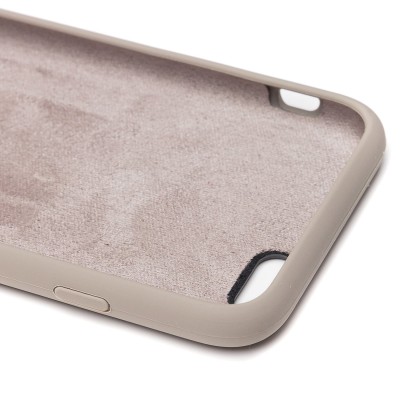 Чехол-накладка для Apple iPhone 6S (серый) [ORG] Soft Touch