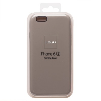 Чехол-накладка для Apple iPhone 6S (серый) [ORG] Soft Touch