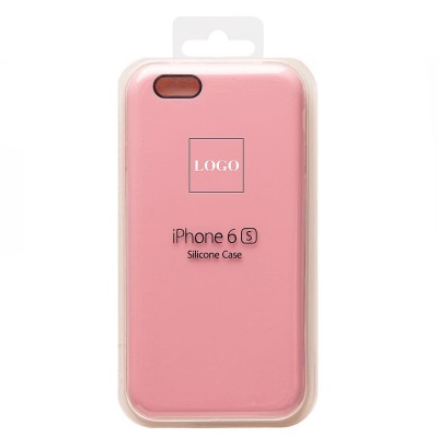 Чехол-накладка для Apple iPhone 6S (светло-розовый) [ORG] Soft Touch