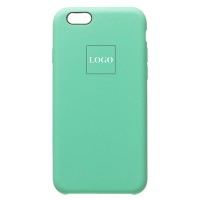 Чехол-накладка для Apple iPhone 6S (мятный) [ORG] Soft Touch