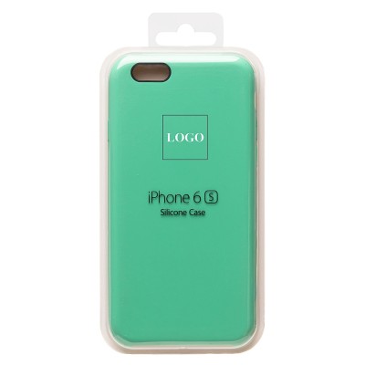 Чехол-накладка для Apple iPhone 6 (мятный) [ORG] Soft Touch