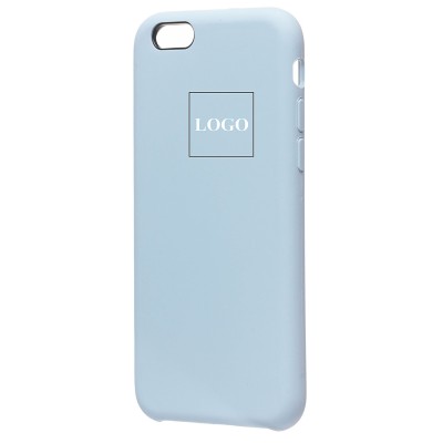Чехол-накладка для Apple iPhone 6S (пастельный синий) [ORG] Soft Touch