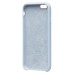 Чехол-накладка для Apple iPhone 6S (пастельный синий) [ORG] Soft Touch