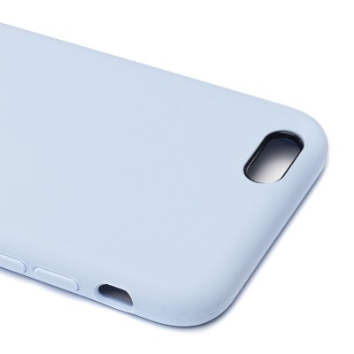 Чехол-накладка для Apple iPhone 6S (пастельный синий) [ORG] Soft Touch