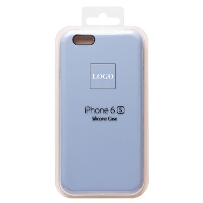 Чехол-накладка для Apple iPhone 6S (пастельный синий) [ORG] Soft Touch