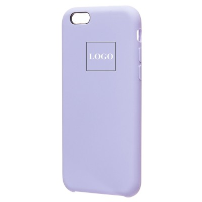 Чехол-накладка для Apple iPhone 6S (пастельный сиреневый) [ORG] Soft Touch