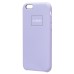 Чехол-накладка для Apple iPhone 6S (пастельный сиреневый) [ORG] Soft Touch