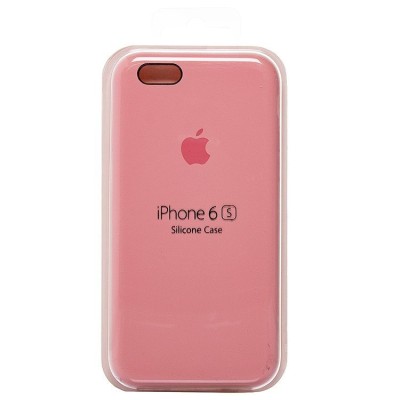 Чехол-накладка для Apple iPhone 6S (розовый) [ORG] Soft Touch