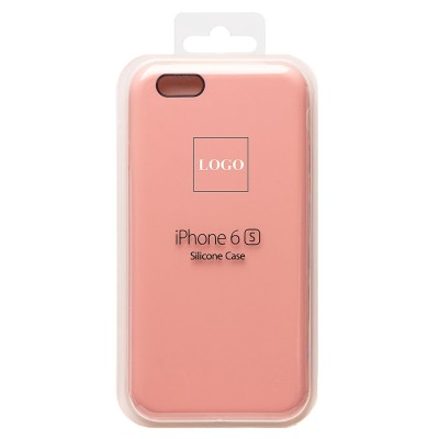Чехол-накладка для Apple iPhone 6S (розовый) [ORG] Soft Touch
