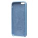 Чехол-накладка для Apple iPhone 6S (небесный синий) [ORG] Soft Touch
