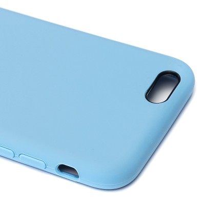 Чехол-накладка для Apple iPhone 6S (небесный синий) [ORG] Soft Touch