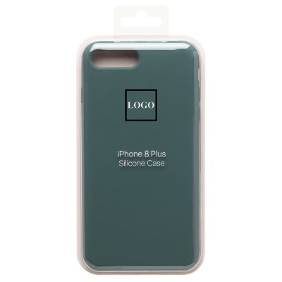 Чехол-накладка для Apple iPhone 8 Plus (сосновый зеленый) [ORG] Soft Touch