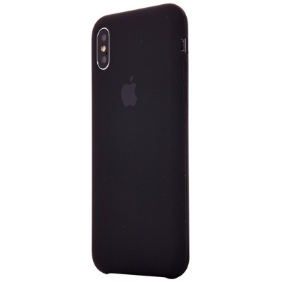 Чехол-накладка для Apple iPhone X/iPhone XS (черный) [ORG] Soft Touch