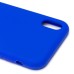 Чехол-накладка для Apple iPhone XR (синий) [ORG] Soft Touch