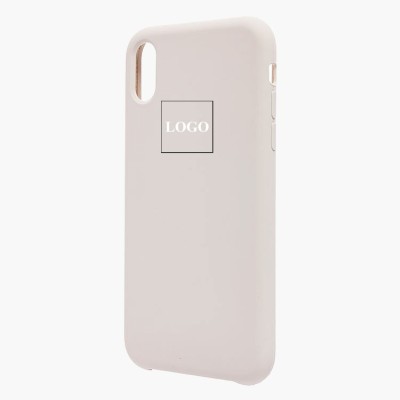 Чехол-накладка для Apple iPhone XR (светлый бежевый) [ORG] Soft Touch