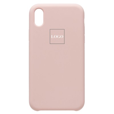 Чехол-накладка для Apple iPhone XR (песочный розовый) [ORG] Soft Touch