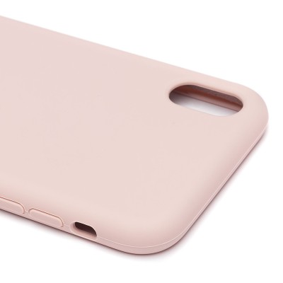 Чехол-накладка для Apple iPhone XR (песочный розовый) [ORG] Soft Touch