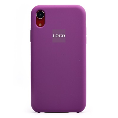 Чехол-накладка для Apple iPhone XR (фиолетовый) [ORG] Soft Touch