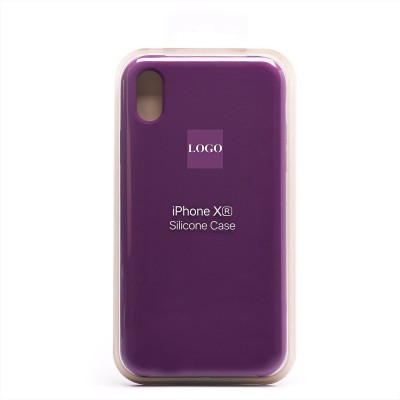 Чехол-накладка для Apple iPhone XR (фиолетовый) [ORG] Soft Touch
