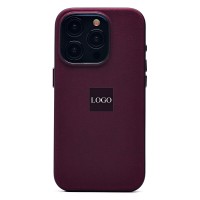 Чехол-накладка для Apple iPhone 15 Pro (багровый) ORG FineW SafeMag